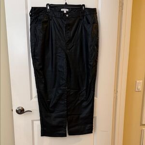 Sleek Black Straight Leg Women's Pants